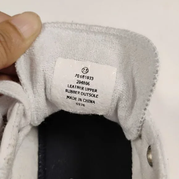 🤍 Blue Dor White Leather Sneakers – Women’s Size 7.5 – Minimalist Lace-Up Shoes - Picture 5 of 6